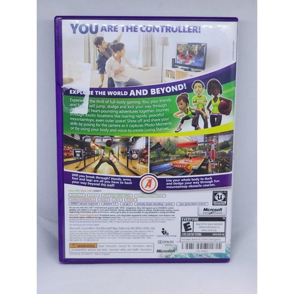 Kinect Adventures (Microsoft Xbox 360, 2010) Family Video Game Minor Marks - Picture 9 of 15